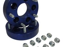 Wheel Adapter 2008-2012 KK Liberty 2 Wheel Adapters And 10 Nuts 1-1/2 Inch Thick Adapts 5 On 4.5 Inch To 5 On 5.5 inBlue Anodized RT Off Road