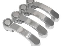 4 Stainless Steel Door Handles for Jeep 07-18 JK Wrangler, 08-12 KK Liberty RT Off Road