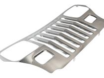 Stainless Steel Grille Overlay for 1987-1995 Jeep YJ Wrangler RT Off Road