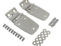 Polished Stainless Steel Hood Hinge Set for 97-06 Jeep TJ Wrangler RT Off Road