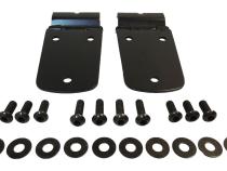 Hood Hinge 1997-2006 TJ Wrangler Incl. 2 Hinges/Hardware Matte Black Powder Stainless Steel RT Off Road