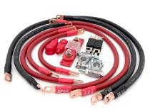 1997-2006 Jeep Wrangler TJ / LJ Battery Cable Kit 4.0 Liter 2/0 Gauge Battery Cable Big7Kits