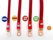 1997-2006 Jeep Wrangler TJ / LJ Battery Cable Kit 4.0 Liter 2/0 Gauge Battery Cable Big7Kits