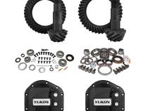 Stage 2 Jeep JK Re-Gear Kit W/Covers For Dana 44 4.56 Ratio 24 Spline JK Rubicon D44 Stage 2 Gear Kit Package 4.56 Ratio W/ F&amp;amp;R Covers Yukon Gear